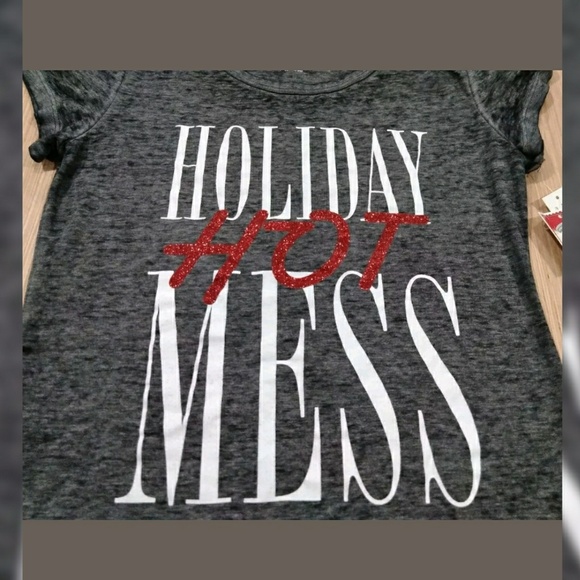 All Access Rocker Girl Womens Holiday top size M/M - Picture 2 of 6